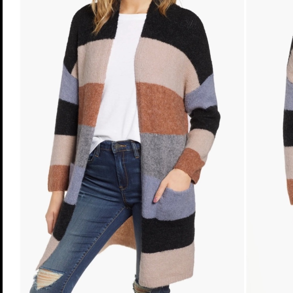 Dreamers by Debut | Cardigan | Stripe Long Cardigan